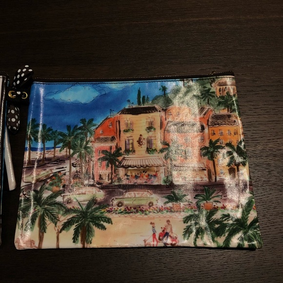 Set of 3 Henri Bendel Beach Watercolor Pouches - Picture 7 of 7